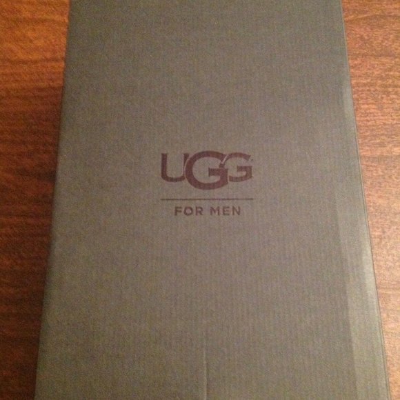 UGG Men's Cali Wing Toe Derby Dark Brown Leather casual shoes 11.5M - New in Box - Picture 8 of 8